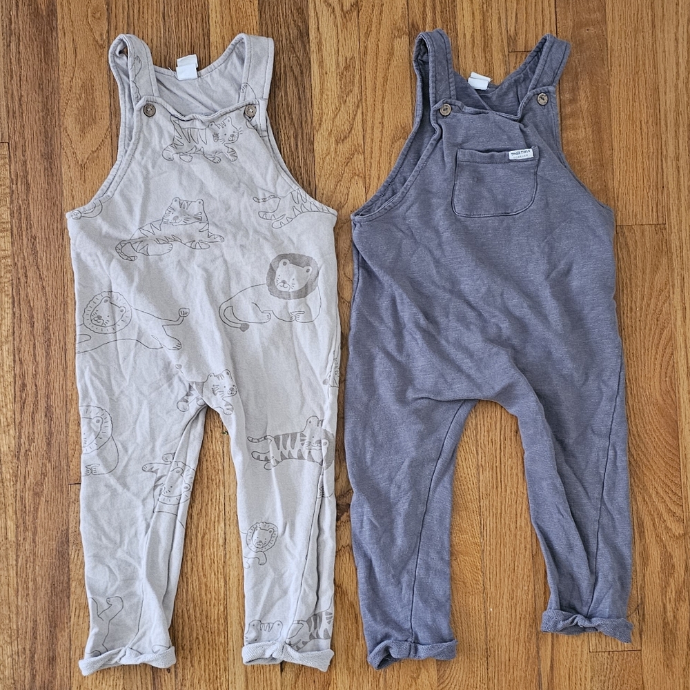 H&M Lot of 2 Overalls Size 4T